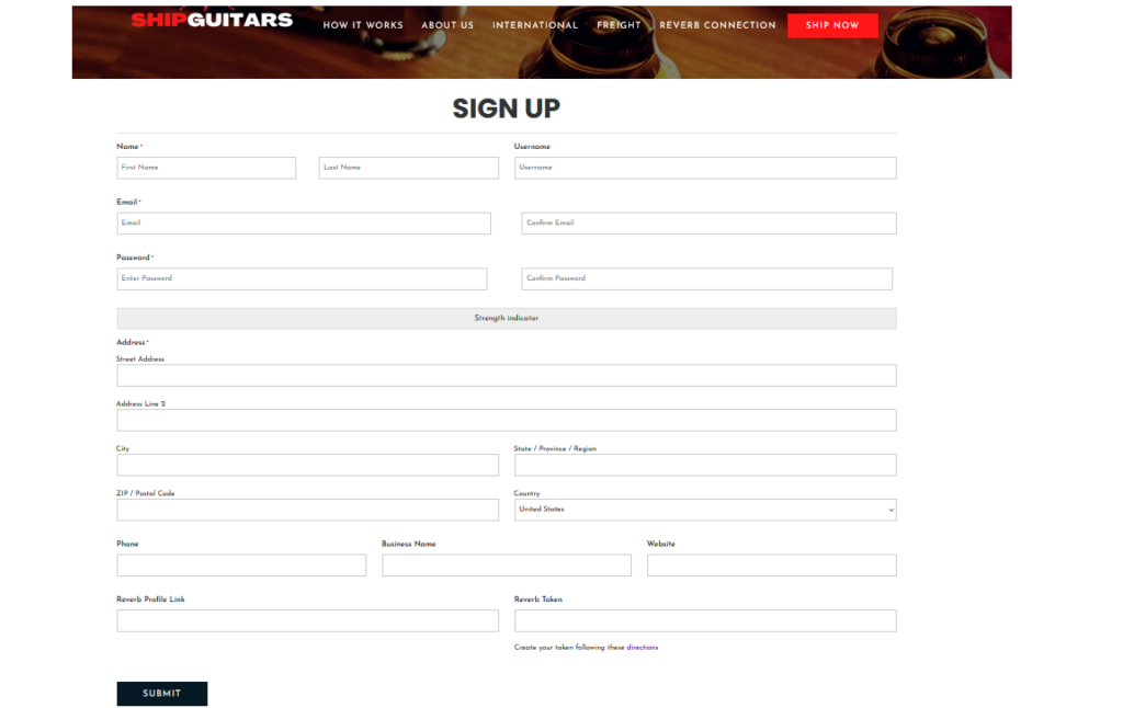 a sign up form for a wine tasting event